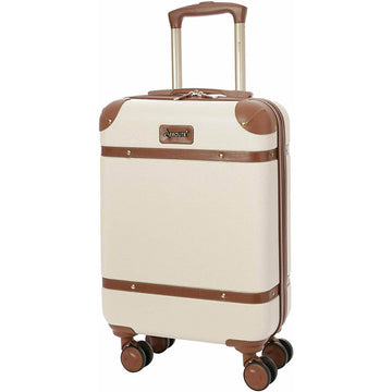 Aerolite Vintage Classic (55x35x20cm) Lightweight Hard Shell Cabin Hand Luggage, Approved For Ryanair, easyJet, British Airways, Delta, Lufthansa, Norwegian, Jet2, Virgin Atlantic and many more!